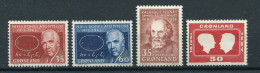 Greenland 1963-67. 4 Stamps. - MINT (NH)** - Neufs