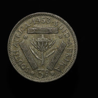 Afrique Du Sud / South Africa, Elizabeth II, 3 Pence, 1953, Argent (Silver) - Südafrika