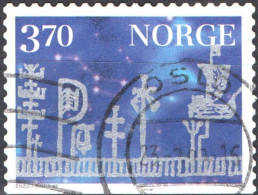 NORVEGIA, NORWAY, NATALE, CHRISTMAS, 1997, USATI Mi:NO 1266xDo, Scott:NO 1179, Yt:NO 1225 - Gebruikt