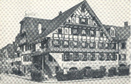 Küssnacht A / Rigi, Hotel Engel          (het Zichtbare Raster Is Veroorzaakt Door Het Scannen; De Afbeelding Is Helder) - Küssnacht