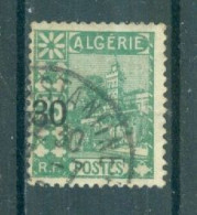 ALGERIE - N°73 Oblitéré - Timbres De 1926 Surchargés. - Used Stamps