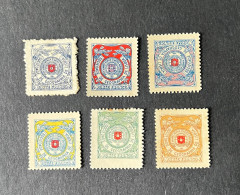 (T1) Portugal - Lisbon Geography Society Stamp Set 1 - MH - Ongebruikt