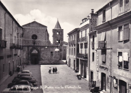 Cartolina Fondi ( Latina ) Piazza San Pietro Con La Cattedrale - Latina