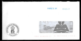 C484 - MACHINE A AFFRANCHIR - LETTRE DE PAPEETE RP DU 03/03/17 - Lettres & Documents