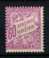 Monaco - Taxe YV 22 N* MH , Cote 26 Euros - Postage Due