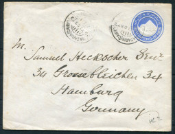 1903 Egypt Stationery Cover (H+G 2) Mataria Cairo - Hamburg Germany  - 1866-1914 Khedivate Of Egypt