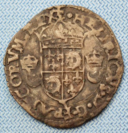 France • Douzain Du Dauphiné Aux Croissants 1552 • R1 • Henri II • Grenoble •  Dy# 1001 •  [24-674] - 1547-1559 Hendrik II