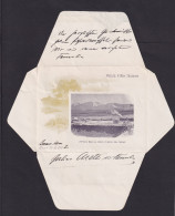 1902 - 15 C. Bild-Ganzsache - Abbildung "Ushuaia Bajo La Nieve (Tierra Del Fuego" - Ab Buenos Aires - Vulkanen