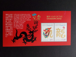 CHRISTMAS ISLANDS BLOCK 28 POSTFRISCH(MINT) JAHR DES DRACHEN 2012 - Chinees Nieuwjaar