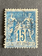 FRANCE C N° 101 Sage CIC 170 Indice 3 Perforé Perforés Perfins Perfin Superbe ! - Andere & Zonder Classificatie