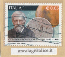 USATI ITALIA 2010 - Ref.1161A "VIRGINIO SCHIAPPARELLI" 1 Val. - - 2001-10: Used