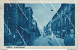 Az430 Cartolina Caserta Citta' Corso Umberto I 1936 - Caserta