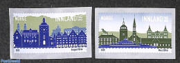 Norway 2020 300 Years Moss, 950 Years Bergen 2v S-a, Mint NH, Transport - Ships And Boats - Unused Stamps