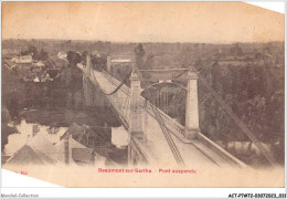 ACTP7-72-0613 - BEAUMONT-SUR-SARTHE - Pont Suspendu - Beaumont Sur Sarthe