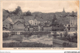 ACTP7-72-0604 - BEAUMONT-SUR-SARTHE - Vue Générale - Moulin Et Barrage - Beaumont Sur Sarthe