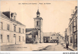 ADCP6-72-0546 - PONTVALLAIN - Place De L'église - Pontvallain