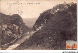 ADYP8-73-0667 - Route De Belley à YENNE - Le Défilé Du Rhône  - Yenne