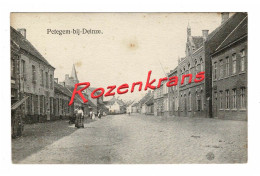 Oude Postkaart Petegem Bij Deinze Geanimeerd - Wortegem-Petegem