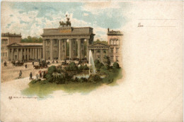 Berlin - Brandenburger Tor - Litho - Brandenburger Deur
