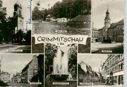 73895952 Crimmitschau Johanniskirche Sahn Bad Rathaus Stadtmitte Kinderbrunnen S - Crimmitschau