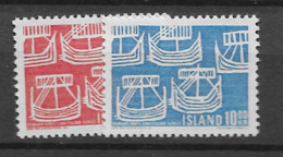 1969 MNH Iceland, Island, Mi 426-27 - Unused Stamps