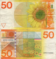 Netherlands / 50 Gulden / 1982 / P-96(a) / VF - 50 Florín Holandés (gulden)