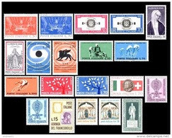 ITALIA REPUBBLICA - 1962 - Annata Completa - 21 Valori - Complete Year - ** MNH/VF - Annate Complete