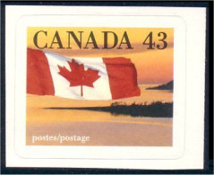 Canada 43c Drapeau Flag Over Shoreline Adhesive MNH ** Neuf SC (C13-89b) - Timbres