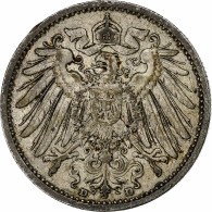 Empire Allemand, Wilhelm II, Mark, 1907, Munich, Argent, TTB, KM:14 - 1 Mark