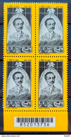 C 4134 Brazil Stamp Tribute To Juliano Moreira Medicine Health 2023 Block Of 4 Bar Code - Unused Stamps