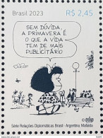 C 4126 Brazil Stamp Diplomatic Relations Argentina Mafalda 2023 - Unused Stamps
