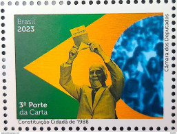 C 4127 Brazil Stamp Federal Constitution Law Justice Flag Brasilia Ulysses Guimaraes 2023 - Unused Stamps