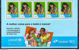 C 4113 Brazil Stamp World Breastfeeding Day Woman Child Health 2023 UNICEF Vignette 5 Units - Unused Stamps