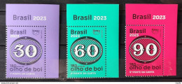 C 4108 Brazil Stamp 180 Years Bulls Eye Full Series 2023 Vignette Brazil - Unused Stamps