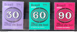 C 4108 Brazil Stamp 180 Years Bulls Eye Complete Serie 2023 - Unused Stamps