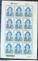 C 4107 Brazil Stamp Lygia Fagundes Telles Literature Woman Glasses 2023 Sheet - Unused Stamps