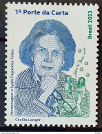 C 4107 Brazil Stamp Lygia Fagundes Telles Literature Woman Glasses 2023 - Unused Stamps