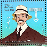 C 4104 Brazil Stamp 150 Years Of Santos Dumont Hat Airplane 2023 - Unused Stamps