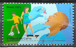 C 4084 Brazil Stamp Vaccines Health Children Soccer Hand Skate Poliomyelitis 2022 - Neufs