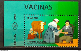 C 4079 Brazil Stamp Vaccines Edward Jenner Health Cow Children Milk 2022 - Unused Stamps
