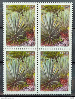 C 4073 Brazil Stamp Mercosul Series Fauna And Flora Suculents 2022 Block Of 4 - Unused Stamps