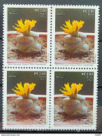 C 4072 Brazil Stamp Mercosul Series Fauna And Flora Suculents 2022 Block Of 4 - Neufs