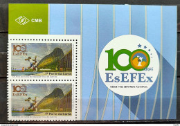 C 4076 Brazil Stamp School Of Physical Education Of The Military Army Athletics 2022 Double Vignette - Neufs
