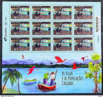 C 4058 Brazil Stamp The Village And Caicaras Populations Ship Fishing 2022 Sheet - Neufs