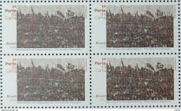 C 4056 Brazil Stamp Bicentenary Of Indenpendence Popular Movements 2022 Block Of 4 - Unused Stamps