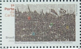 C 4056 Brazil Stamp Bicentenary Of Indenpendence Popular Movements 2022 - Neufs