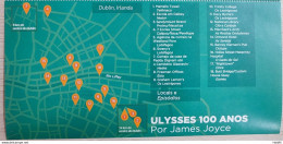 C 4054 Brazil Stamp Vignette Diplomatic Relations Brazil Ireland Literature Ulysses James Joyce 2022 - Neufs
