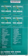 C 4054 Brazil Stamp Diplomatic Relations Brazil Ireland Literature Ulysses James Joyce 2022 Block Of 4 Vignette Places - Unused Stamps