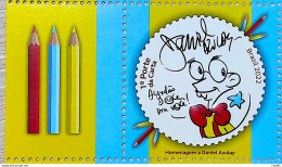C 4053 Brazil Stamp Daniel Azulay Education Childish 2022 Vignette Pencil Esq - Neufs