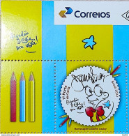 C 4053 Brazil Stamp Daniel Azulay Education Childish 2022 Vignette Correios - Neufs